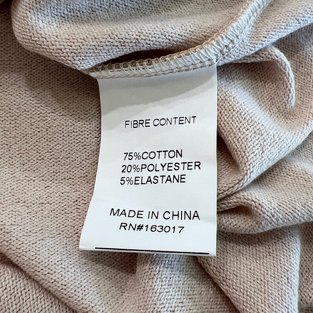 Princess Polly Macy Cardigan Beige Pearl Button Front Size 6 NWT - Picture 8 of 10